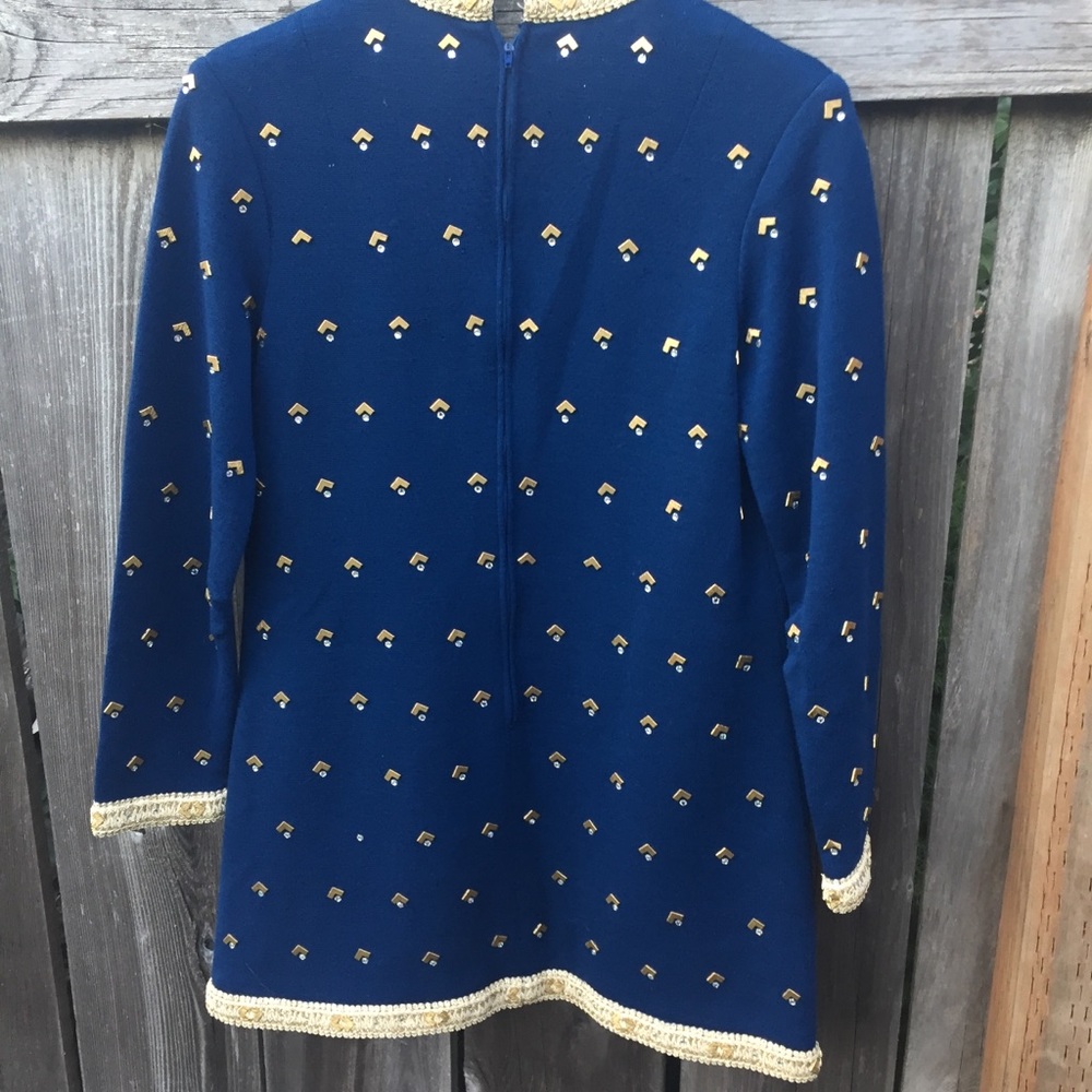 Exquisite Mod Mini Dress Long Sleeve Medium - Picture 5 of 6